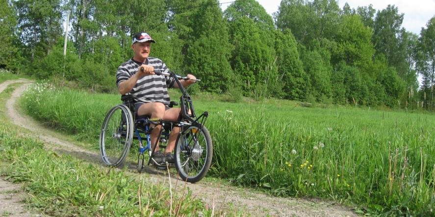 Hand cycle for sales disabled